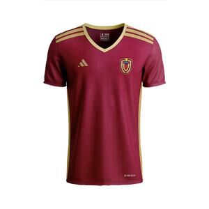 NWT Venezuela Football Soccer Jersey Slim Fit Size Small Red Burgundy Gold